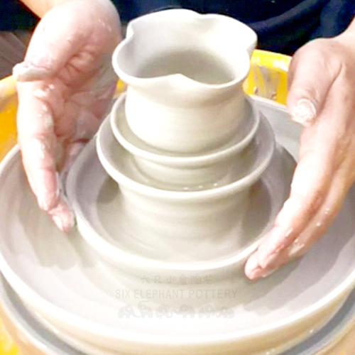 A61【经典】古法拉坯
【Classic】Wheel throwing | Six Trees Art & Pottery